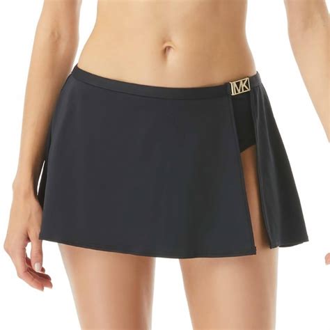 michael kors swim skirt|Michael Kors white bikini.